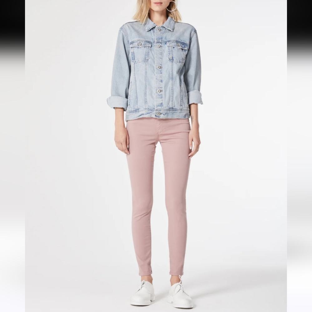 AG Adriano Goldschmied Legging Ankle pants 27R Misty Mauve
